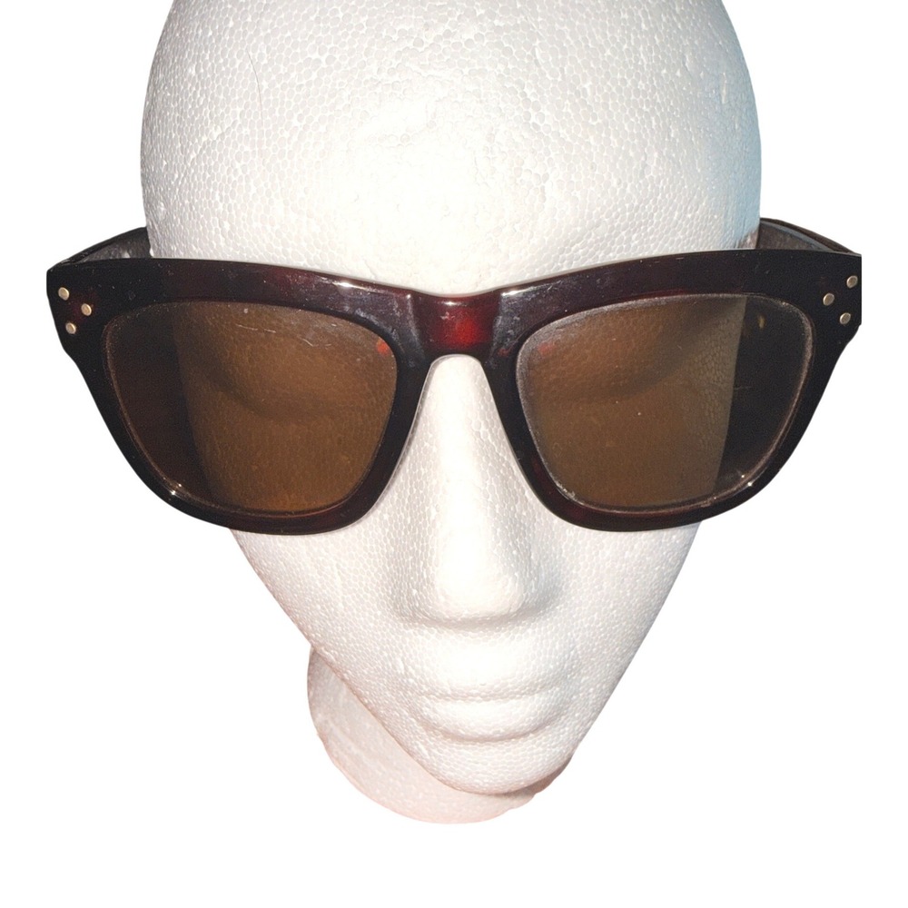 Adrienne Vittadini Womens Dark Tortoise Square Sunglasses Brown Lens AV Logo